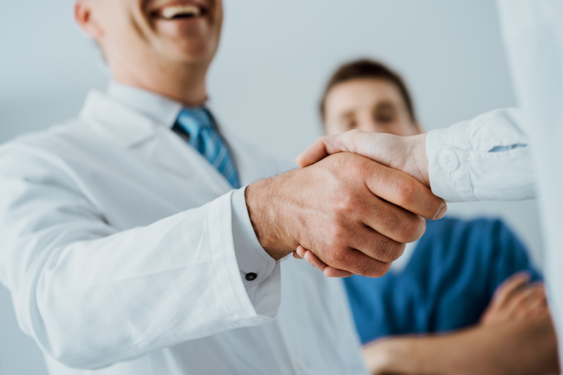 Doctor and patient consultation